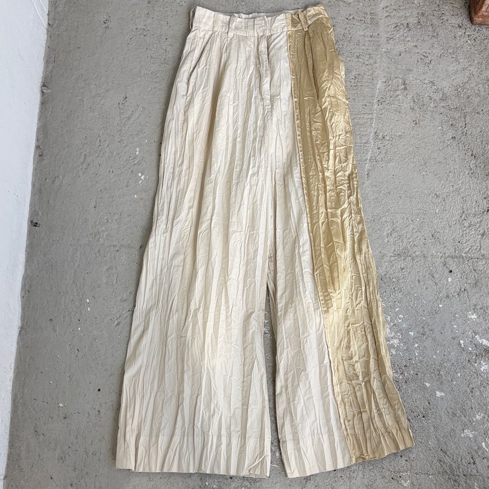 Osklen crinkle trousers
